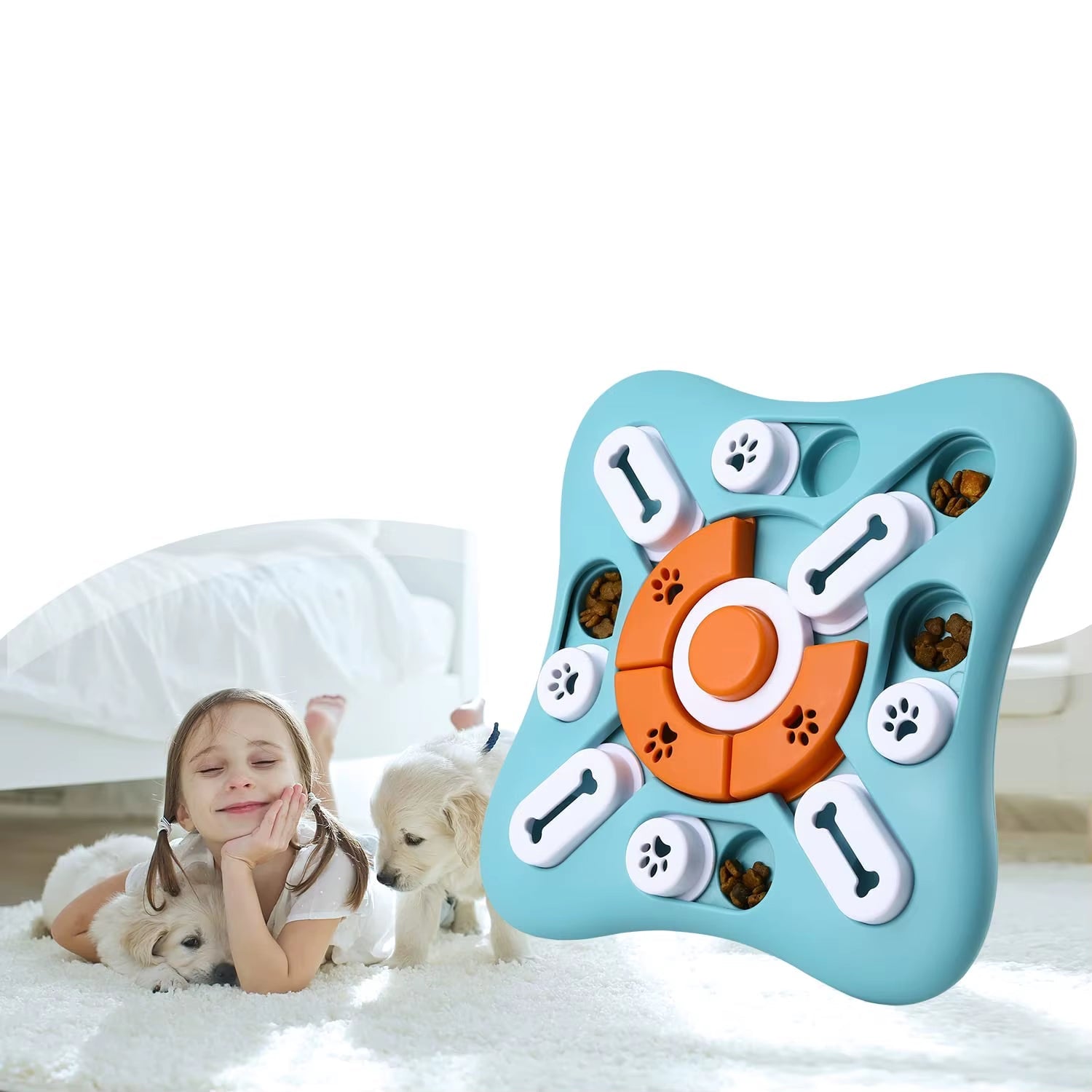Interactive Pet Treat Puzzle Toys 